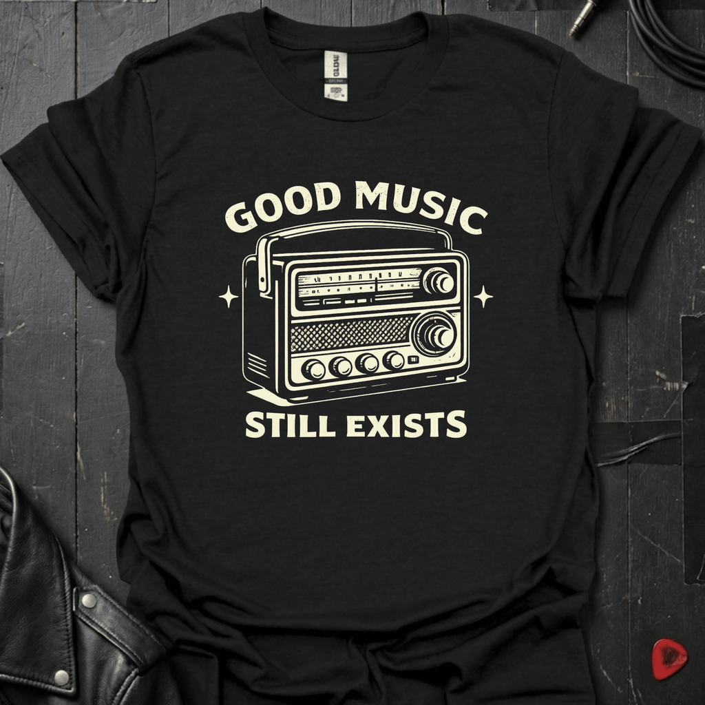 Good Music Still Exists T-Shirt - Black - T-Shirt