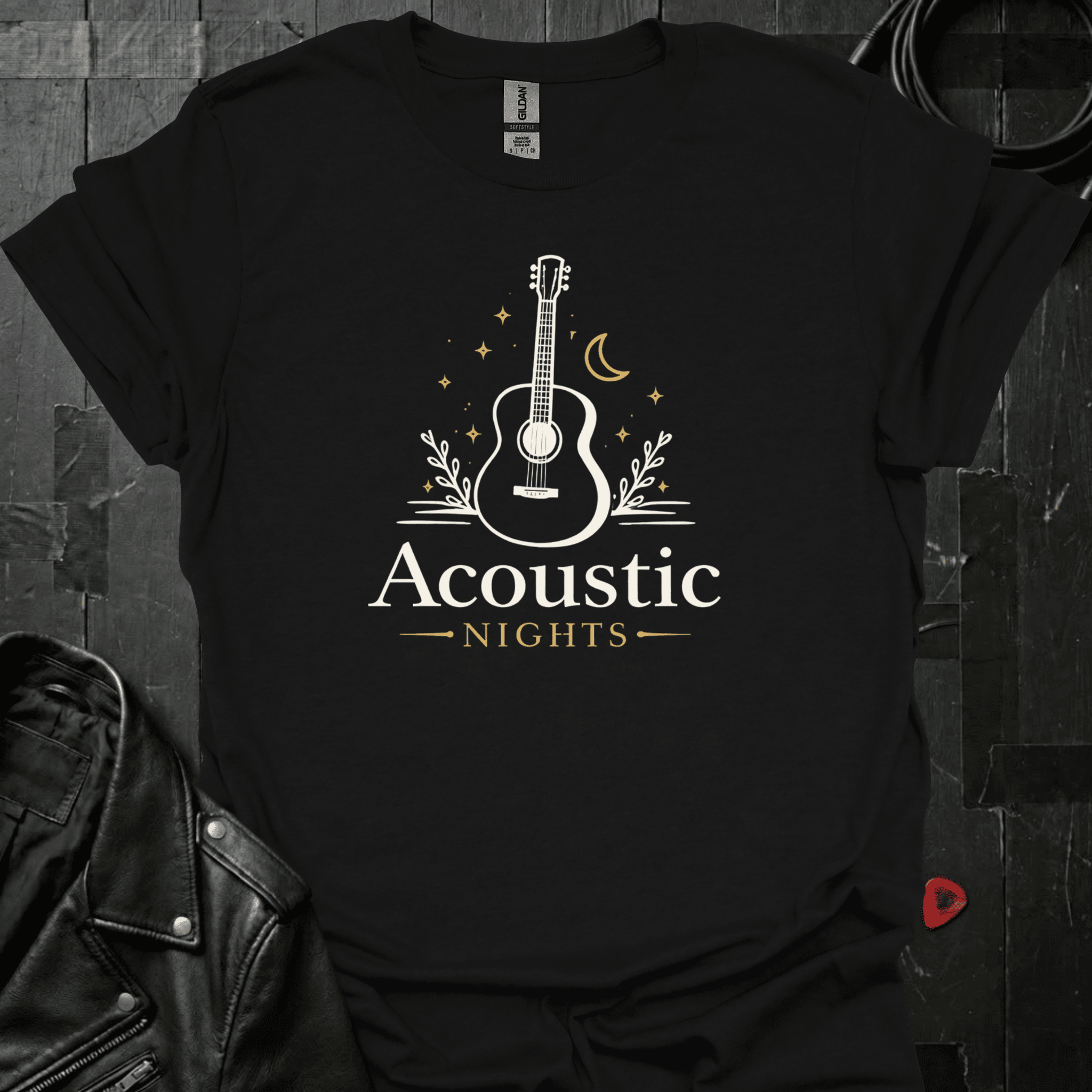 Acoustic Nights T-Shirt - Black - T-Shirt