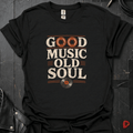 Good Music Old Soul T-Shirt - Black - T-Shirt