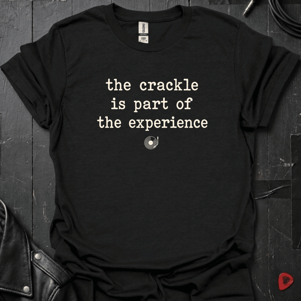 Vinyl Listening Experience T-Shirt - Black - T-Shirt