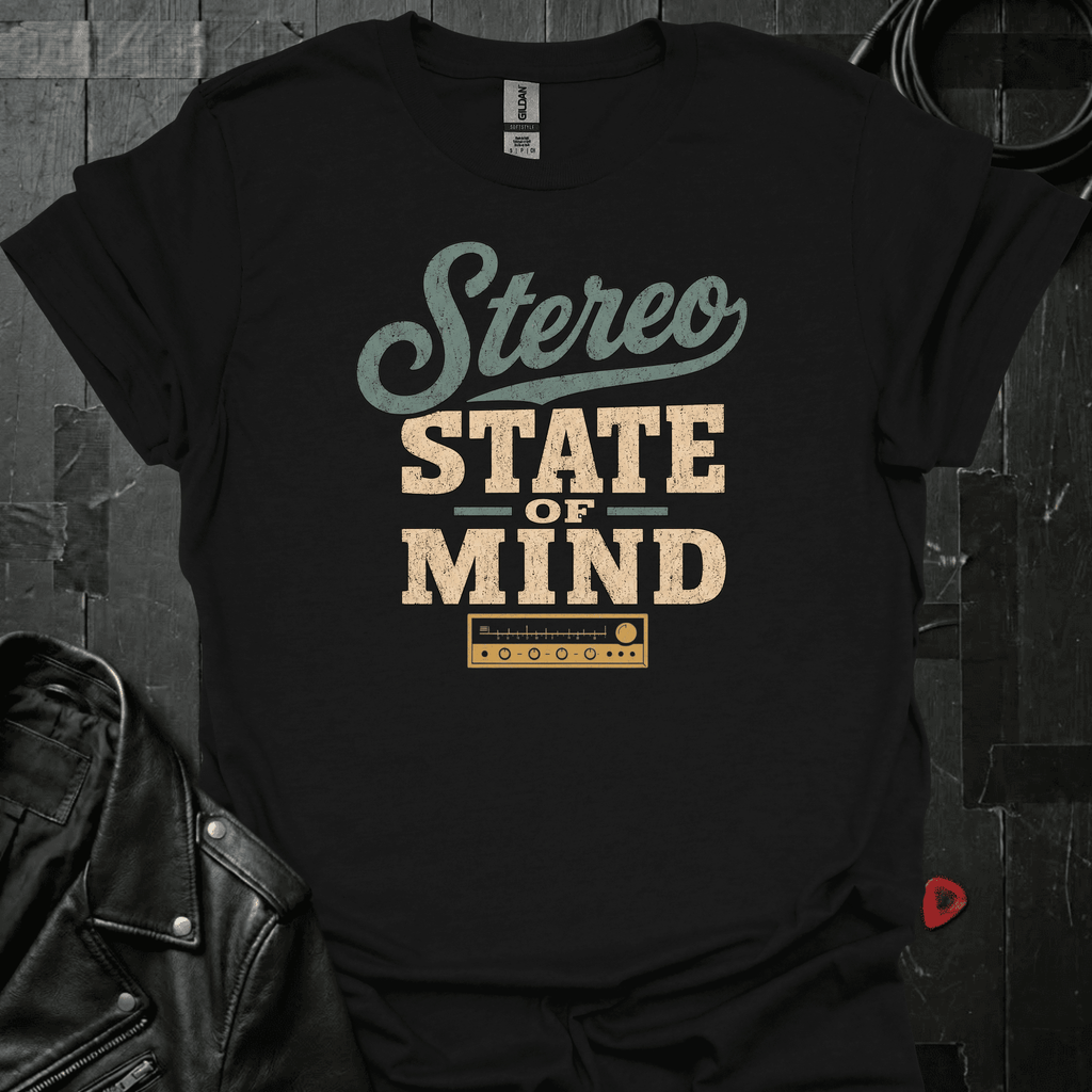 Stereo State Of Mind T-Shirt - Black - T-Shirt