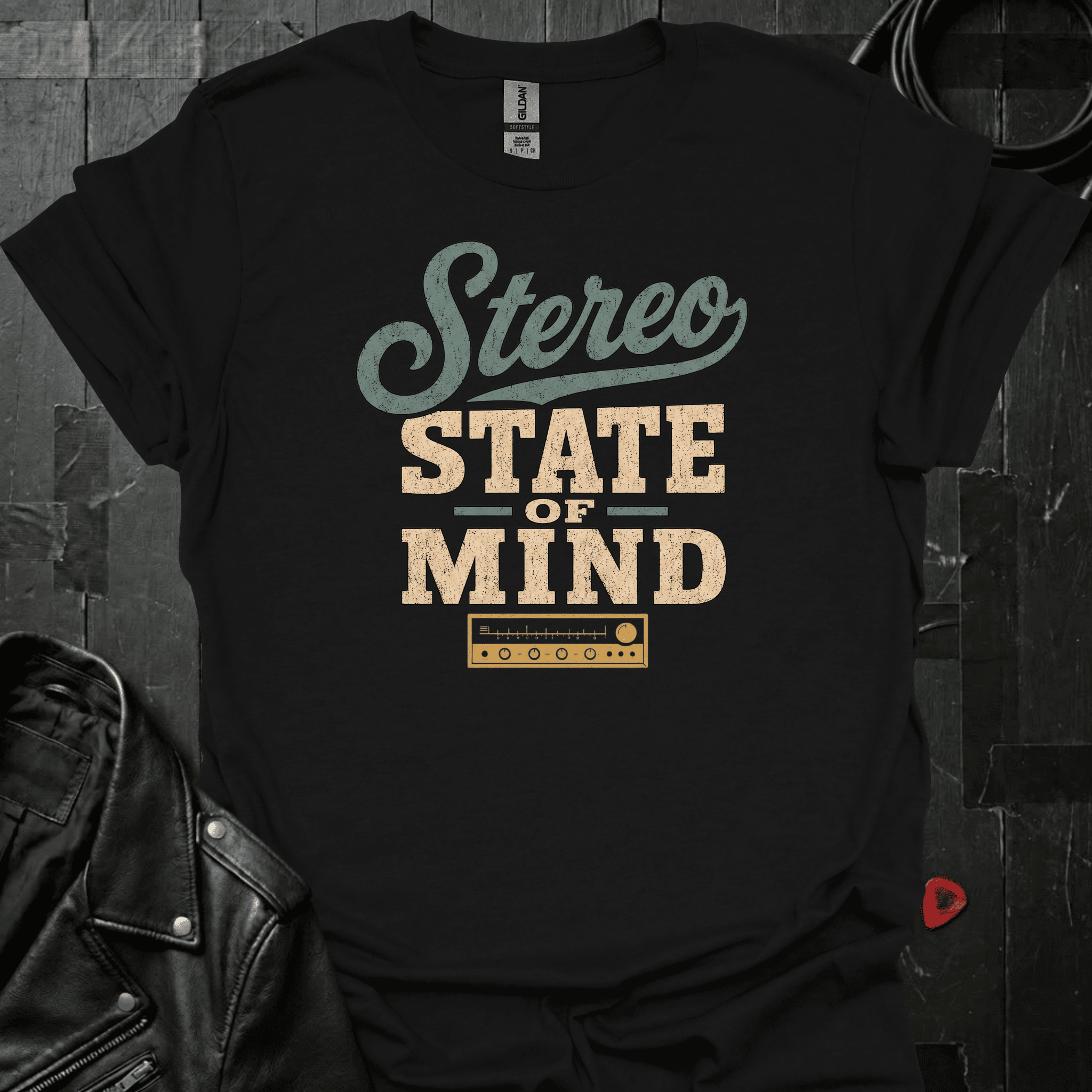 Stereo State Of Mind T-Shirt - Black - T-Shirt