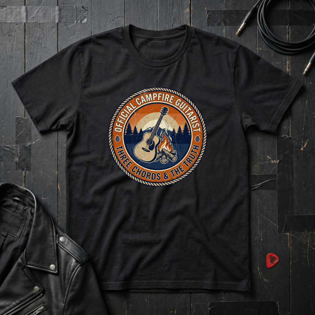 Official Campfire Guitarist T-Shirt