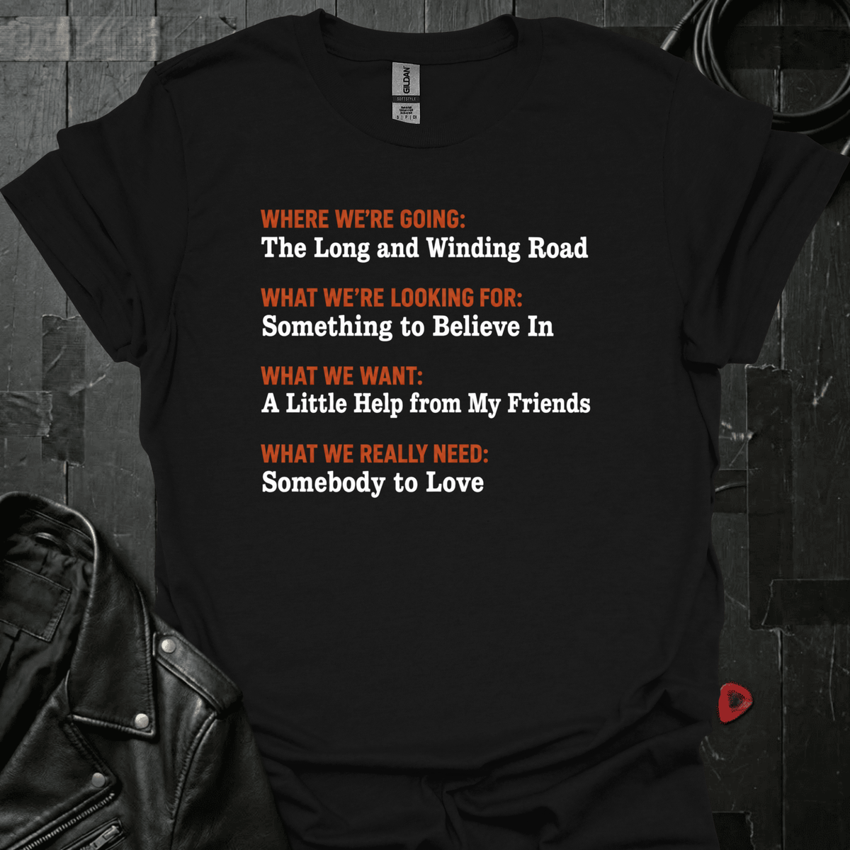 Classic Song Checklist T-Shirt