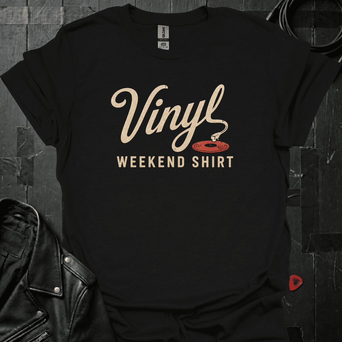 My Vinyl Weekend T-Shirt - Black