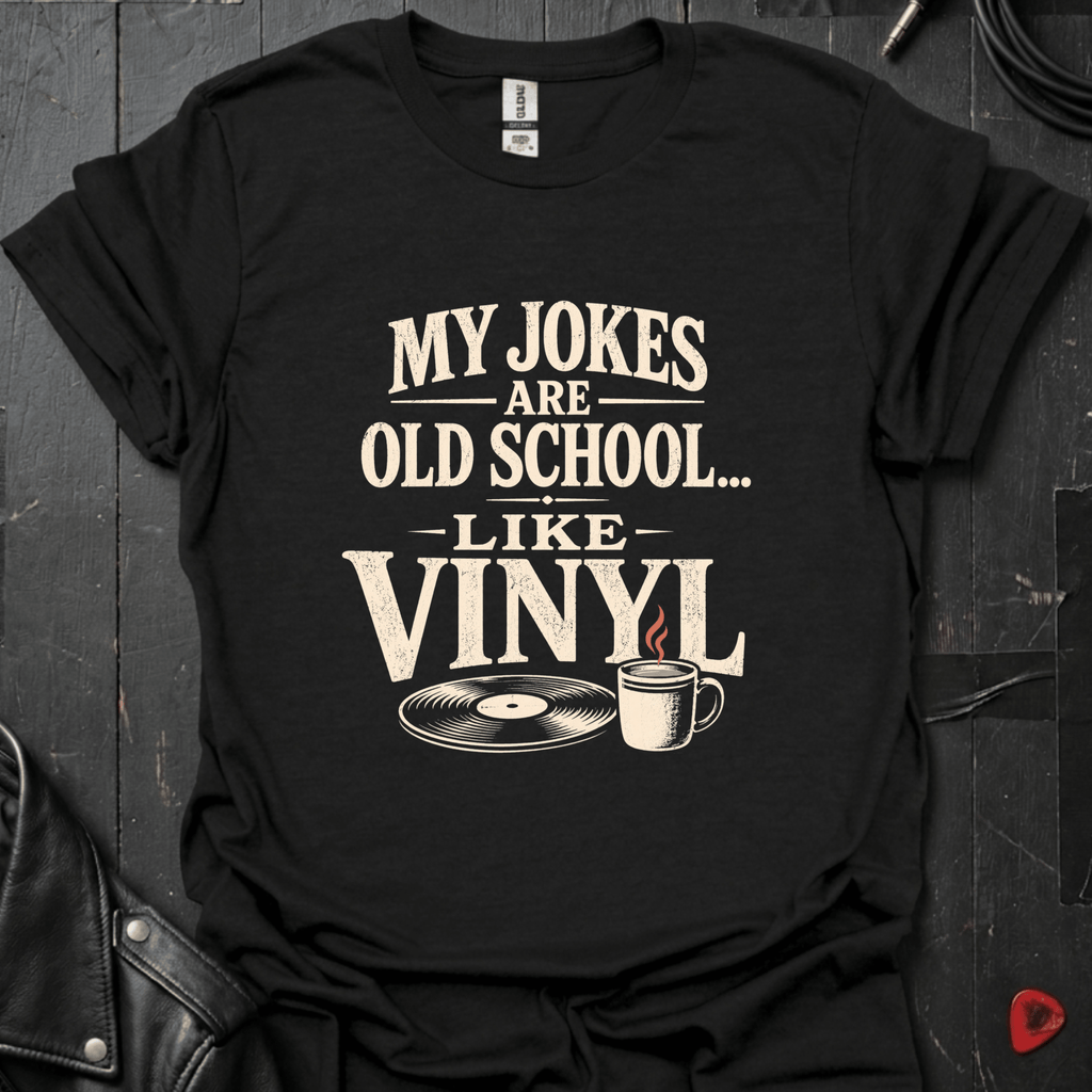 Old School Humor T-Shirt - Black - T-Shirt