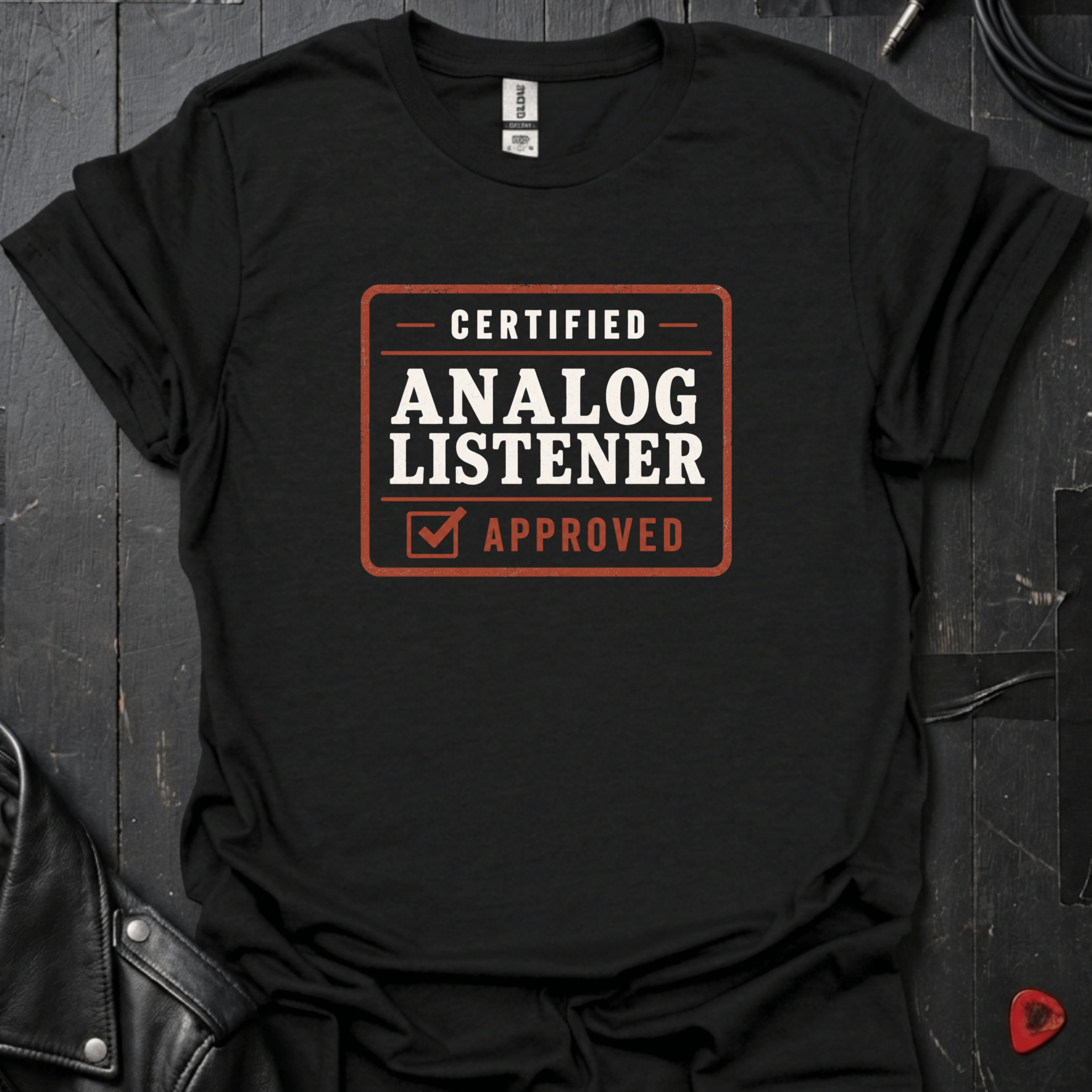 Certified Analog Listener T-Shirt
