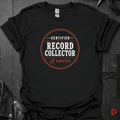 Certified Record Collector T-Shirt - Black - T-Shirt