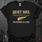 Quiet Vinyl Lover T-Shirt - Black - T-Shirt