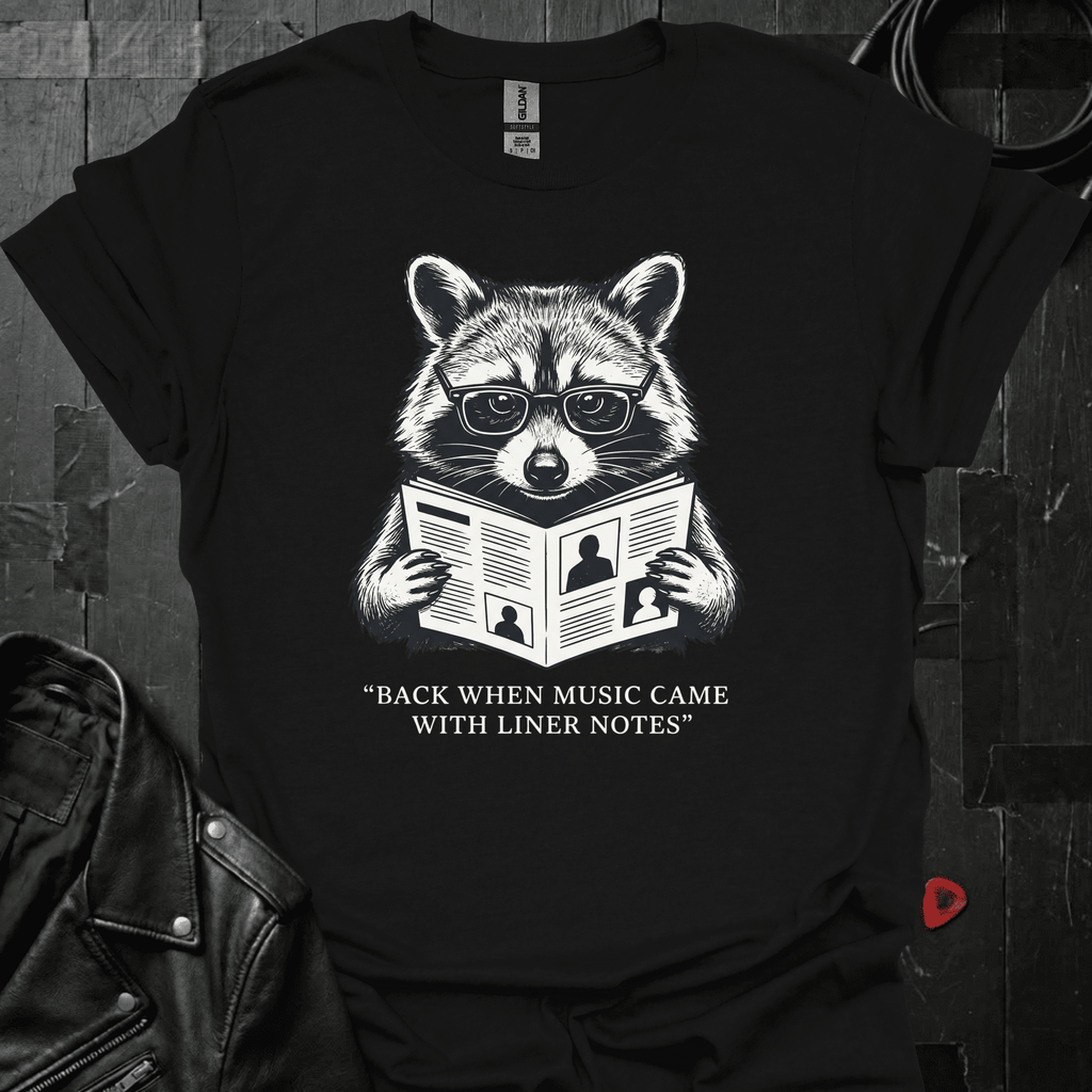 Reading Liner Notes T-Shirt - Black - T-Shirt