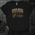 Music Was An Experience T-Shirt - Black - T-Shirt