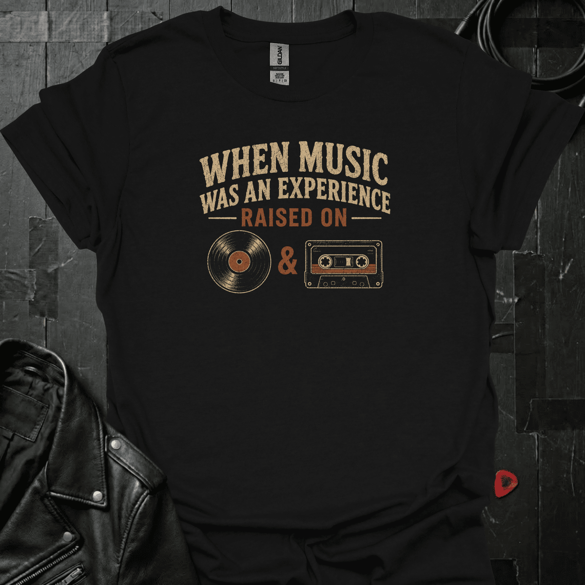 Music Was An Experience T-Shirt - Black - T-Shirt