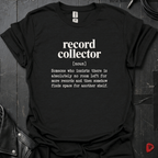 Record Collector Definition T-Shirt - Black - T-Shirt