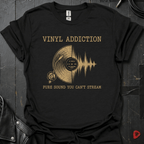 Vinyl Addiction T-Shirt - Black - T-Shirt