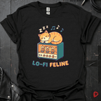 Lo - Fi Feline T-Shirt - Black - T-Shirt