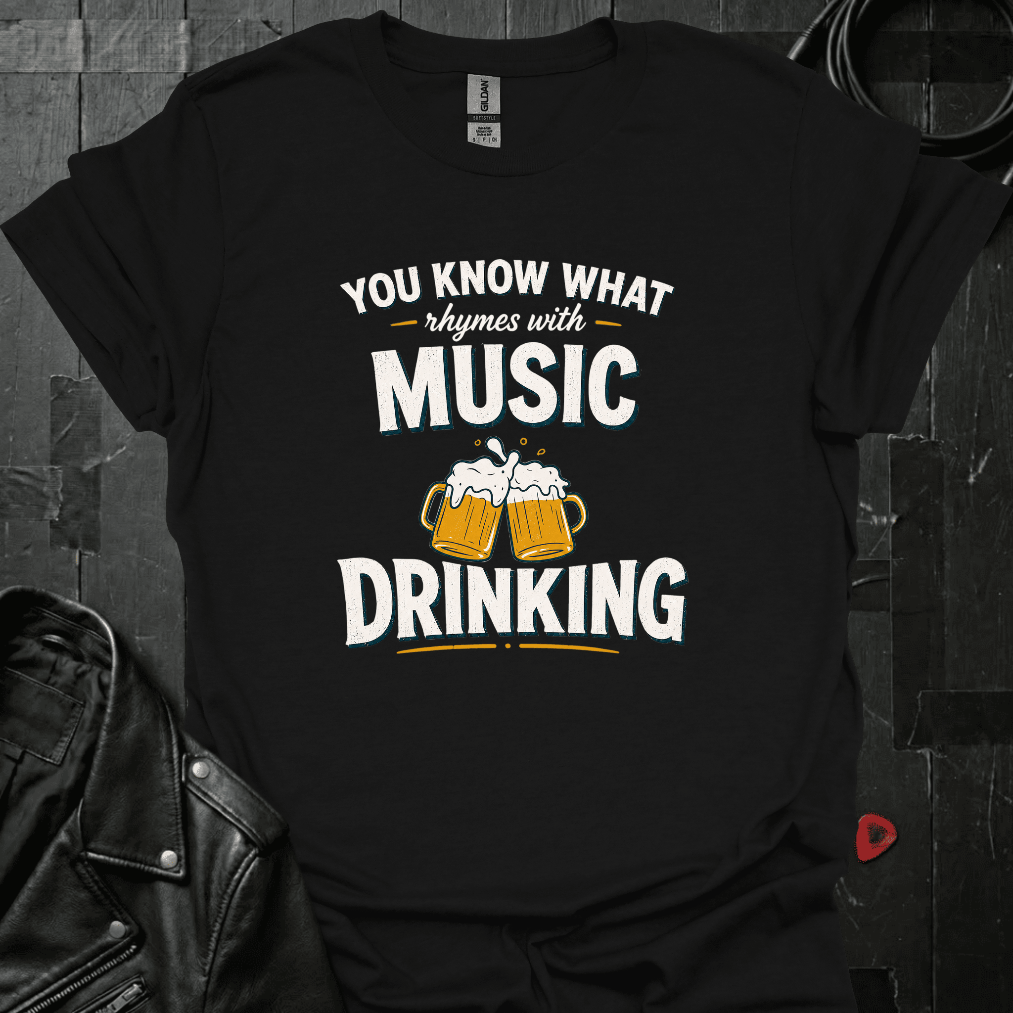 Rhymes With Music T-Shirt - Black - T-Shirt