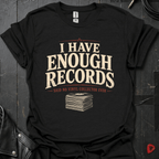 Vinyl Collector Humor T-Shirt - Black - T-Shirt