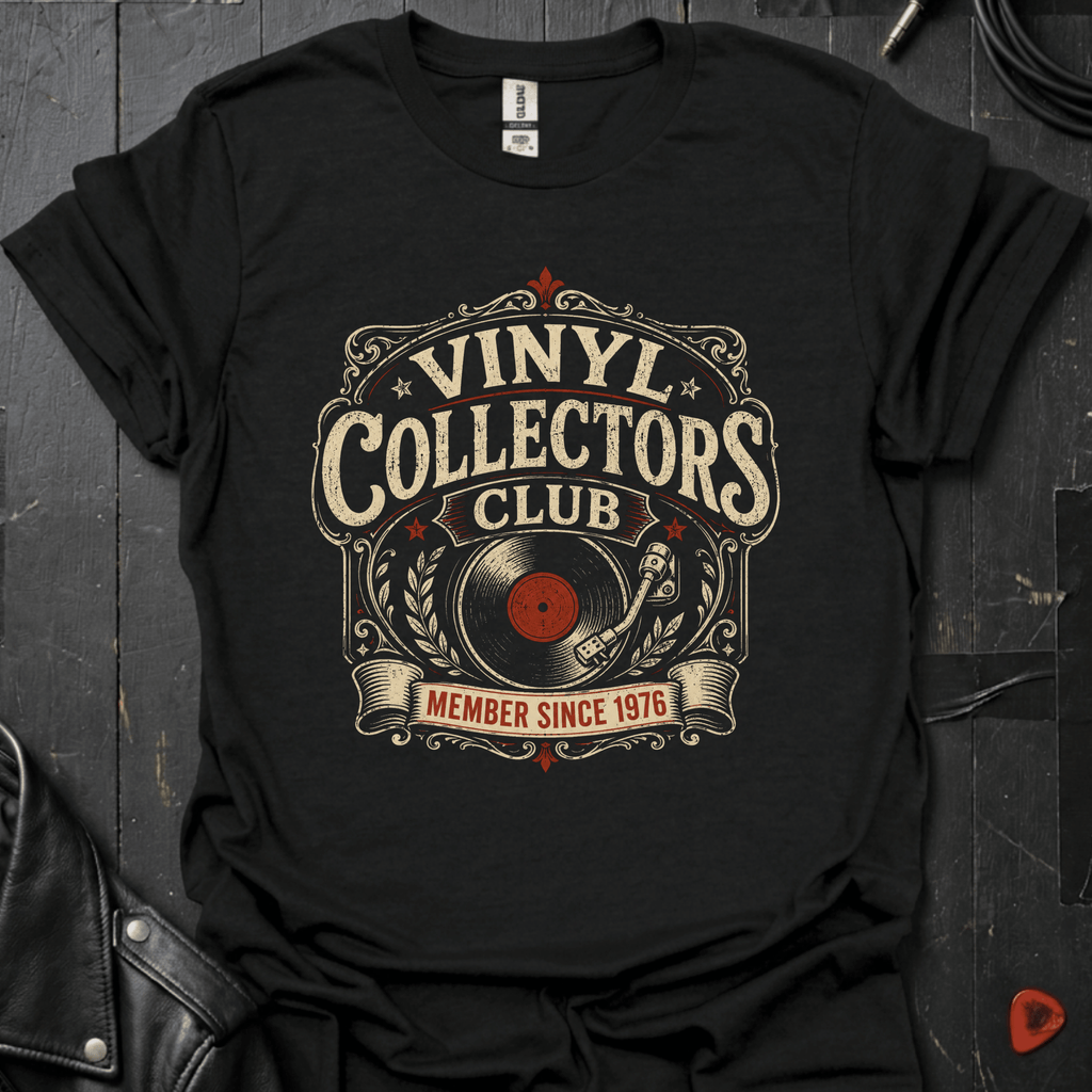 Vinyl Collectors Club T-Shirt - Black - T-Shirt