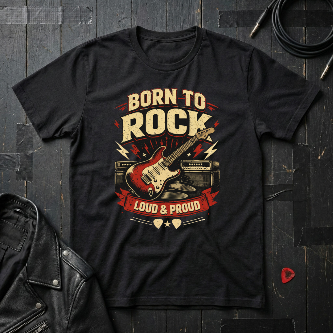Born To Rock Loud & Proud T-Shirt