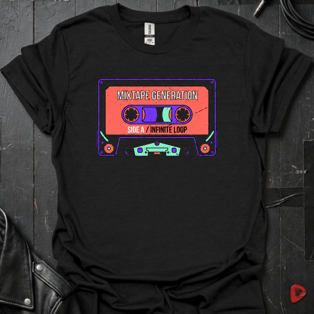 Mixtape Generation T-Shirt - Black - T-Shirt