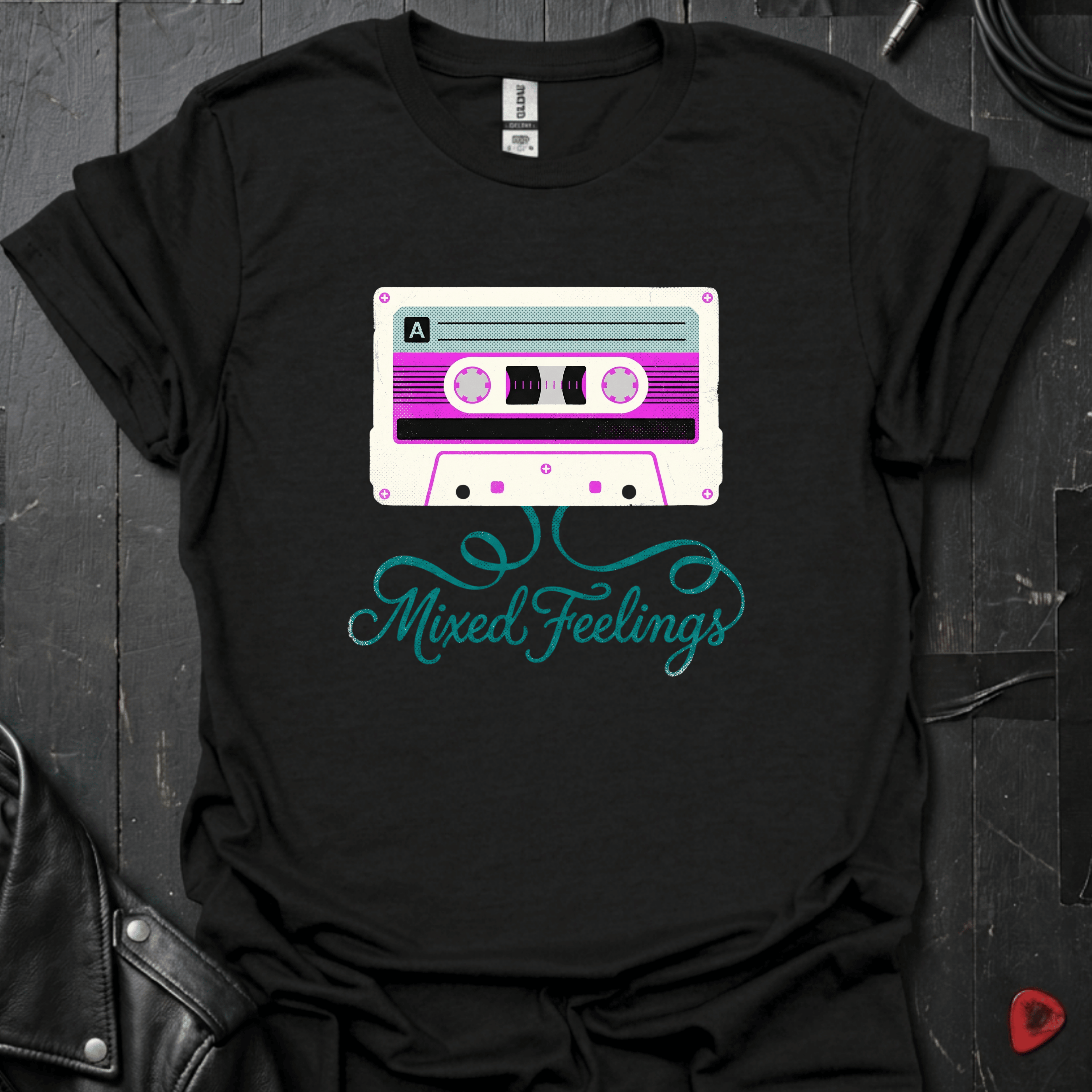 Mixtape Emotions T-Shirt - Black - T-Shirt