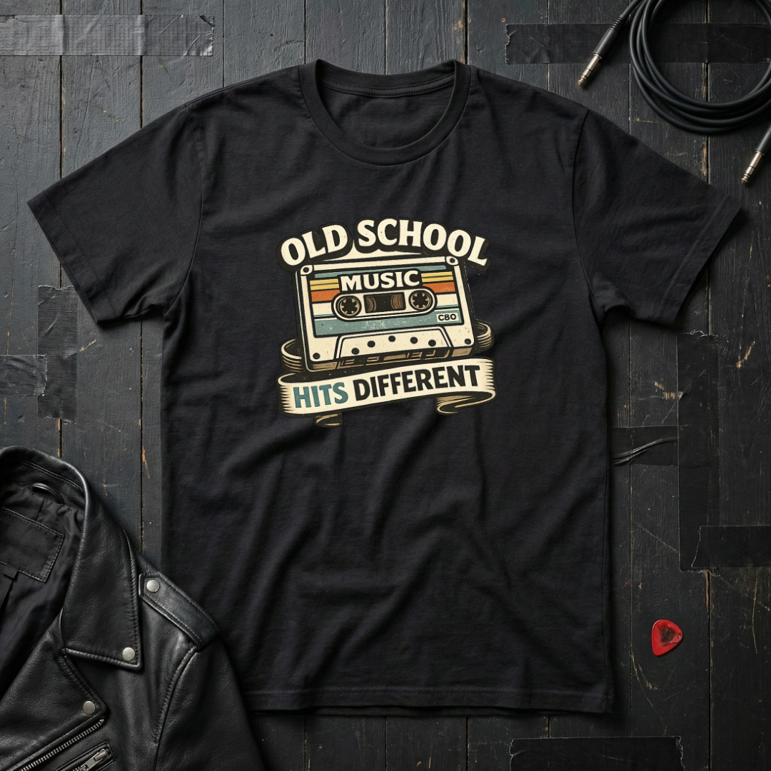 Old School Music Hits Different T-Shirt