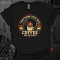 Coffee Rhymes With Vinyl T-Shirt - Black - T-Shirt
