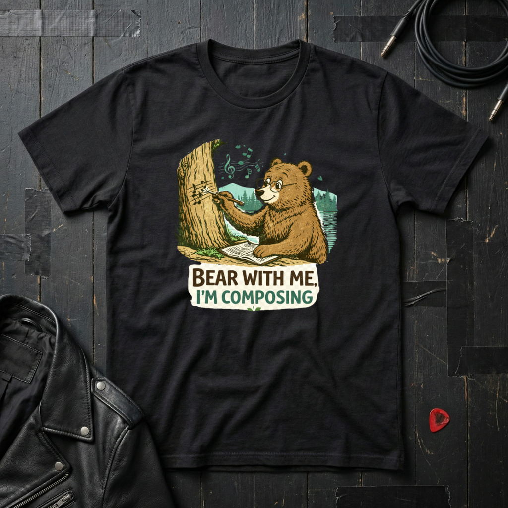 Bear With Me I'm Composing T-Shirt