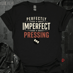 Perfectly Imperfect Pressing T-Shirt - Black - T-Shirt