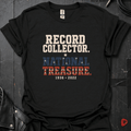 Record Collector National Treasure T-Shirt | Vinyl Collector - Black - T-Shirt