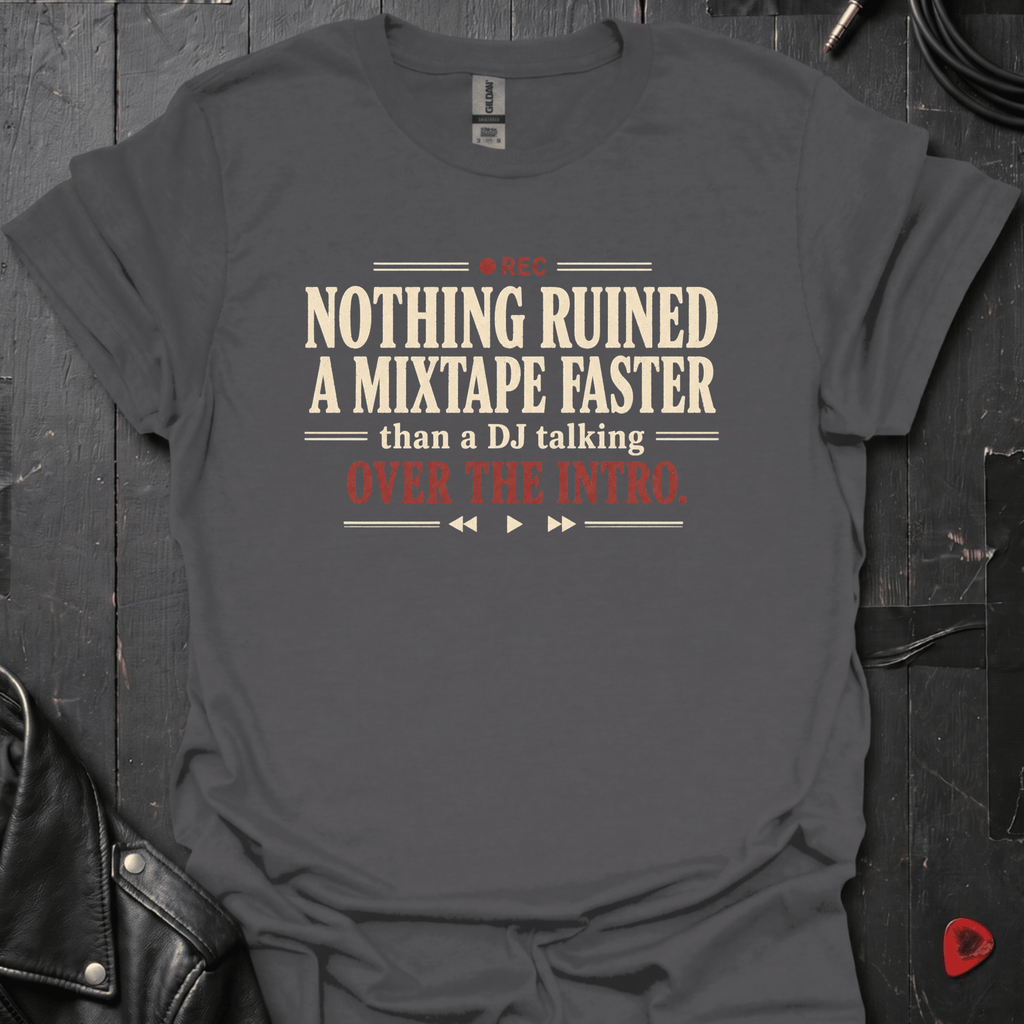 DJ Review T-Shirt - Charcoal - T-Shirt