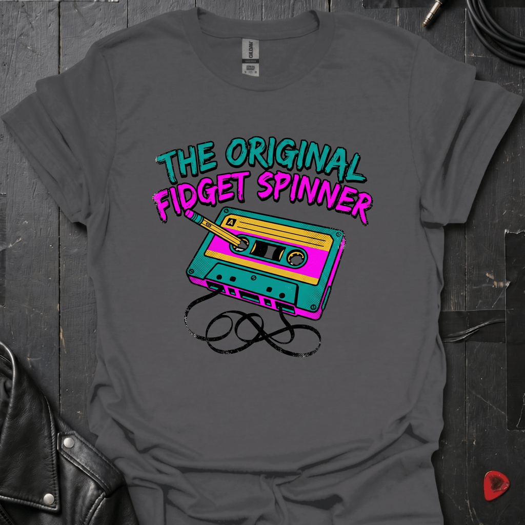 The Original Fidget Spinner T-Shirt - Charcoal - T-Shirt