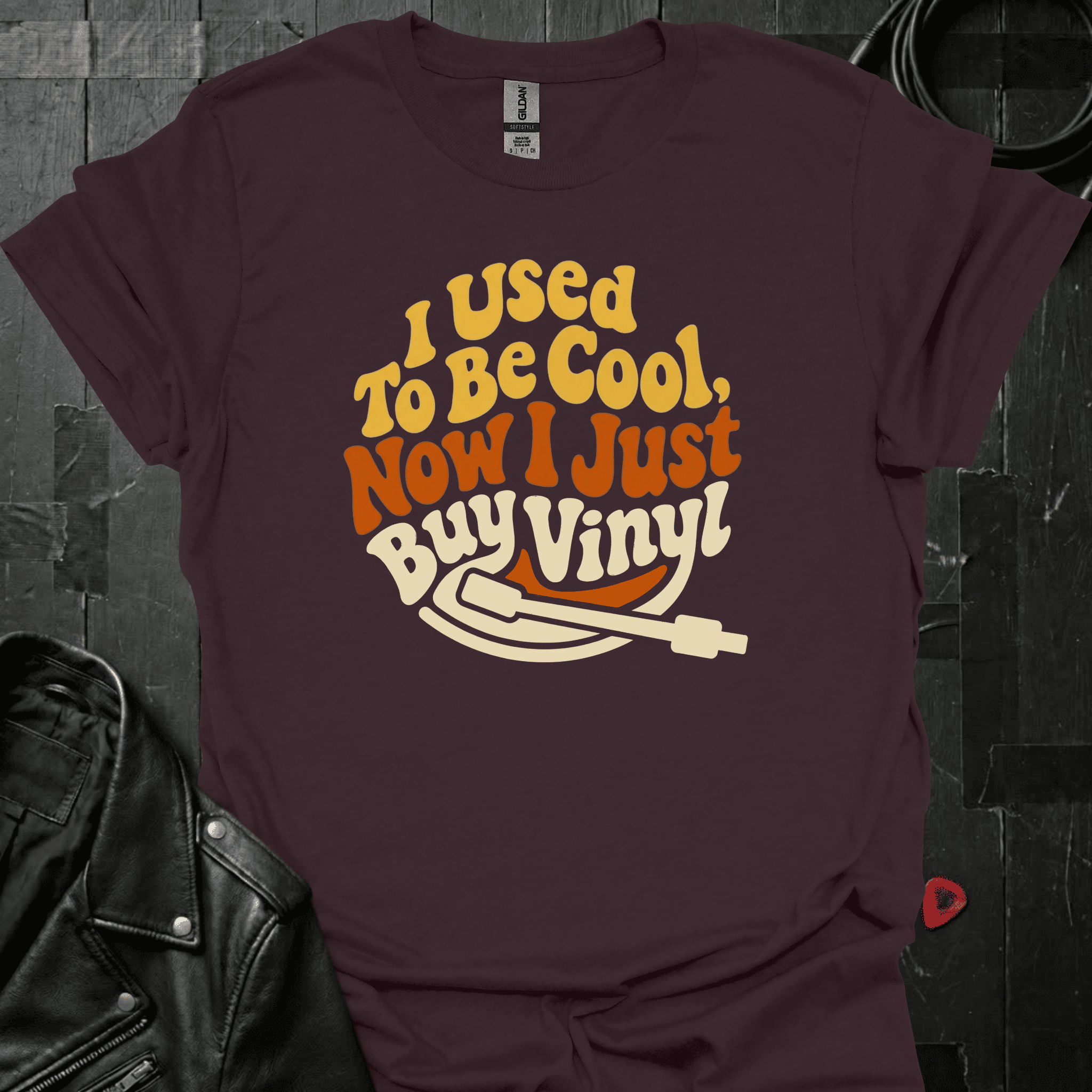 I Just Buy Vinyl T-Shirt - Dark Chocolate - T-Shirt