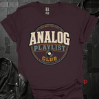 Record Playlist Club T-Shirt - Dark Chocolate - T-Shirt