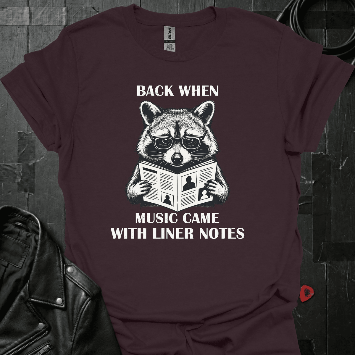 Reading Liner Notes T-Shirt - Dark Chocolate - T-Shirt