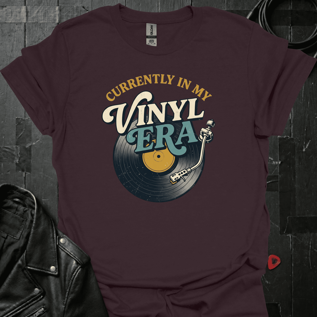 Vinyl Era T-Shirt - Dark Chocolate - T-Shirt