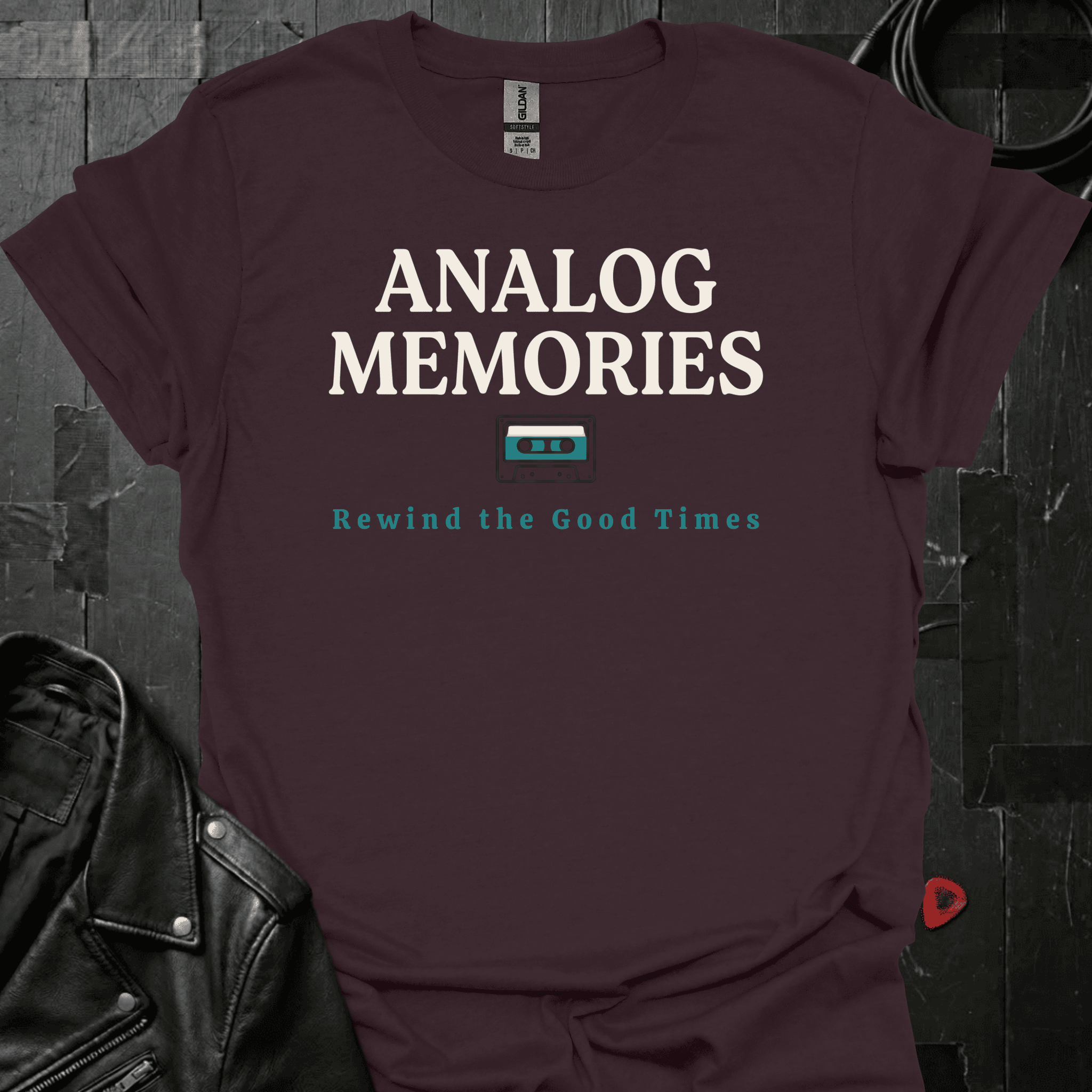 Analog Memories T-Shirt - Dark Chocolate - T-Shirt