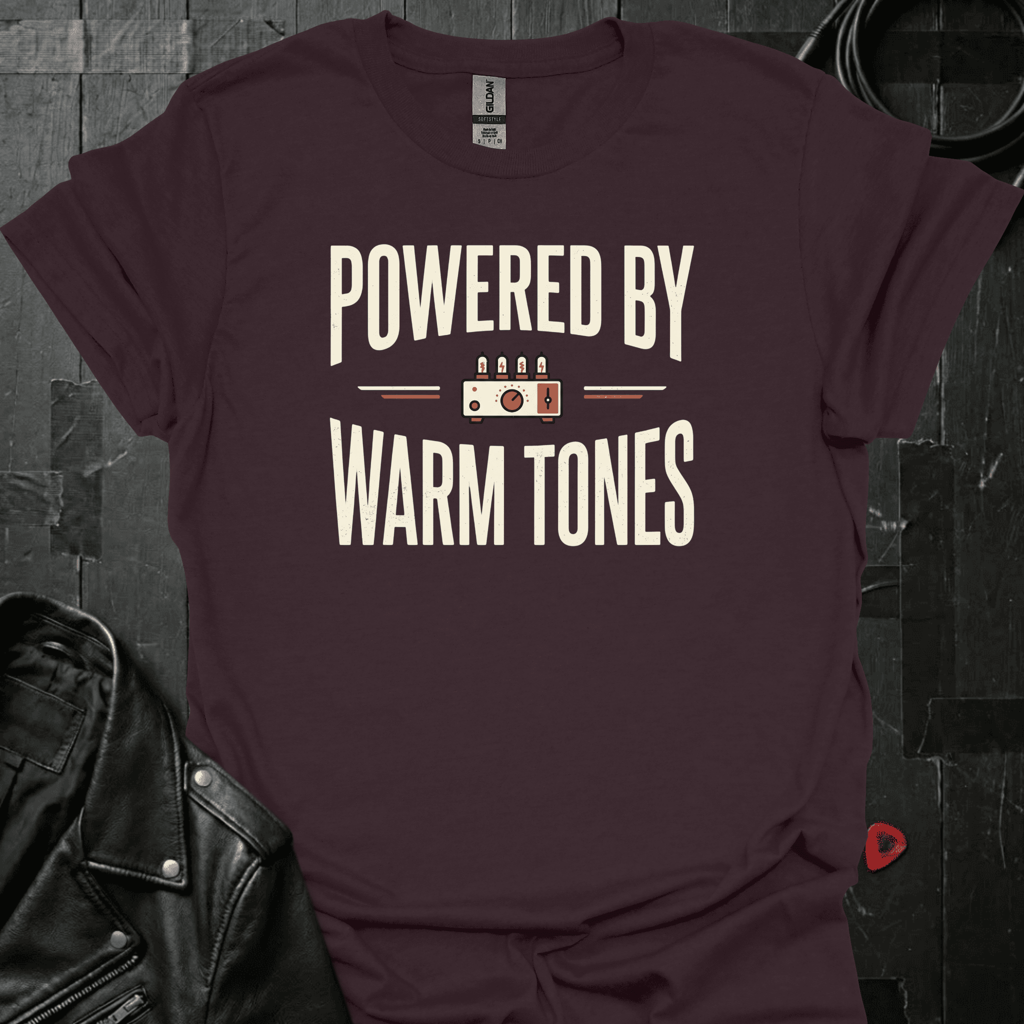 Powered By Warm Tones T-Shirt - Dark Chocolate - T-Shirt