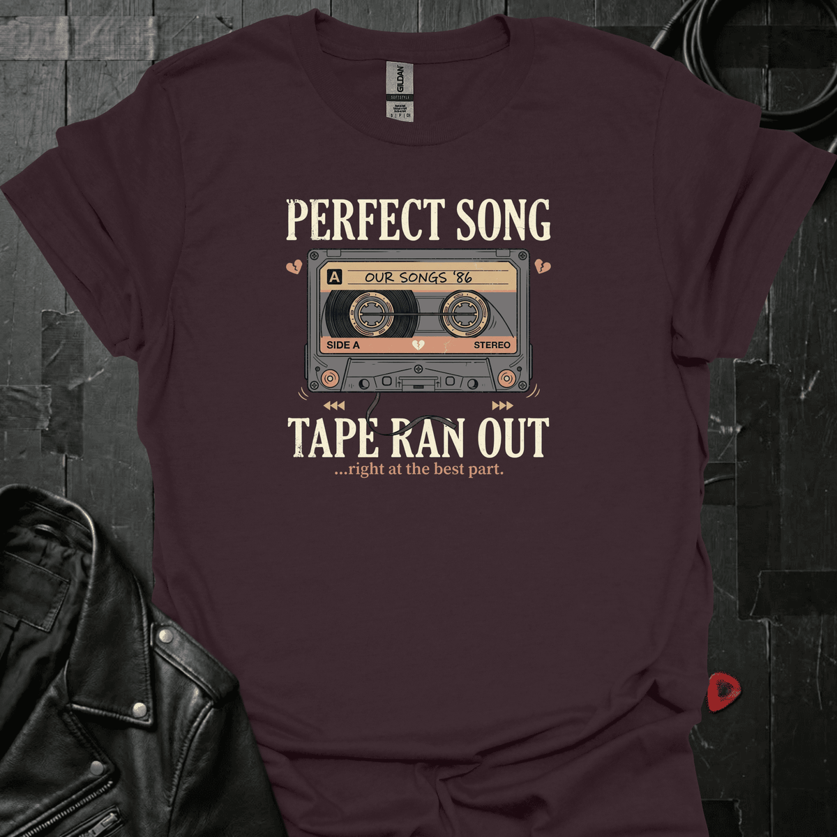 Tape Ran Out T-Shirt - Dark Chocolate