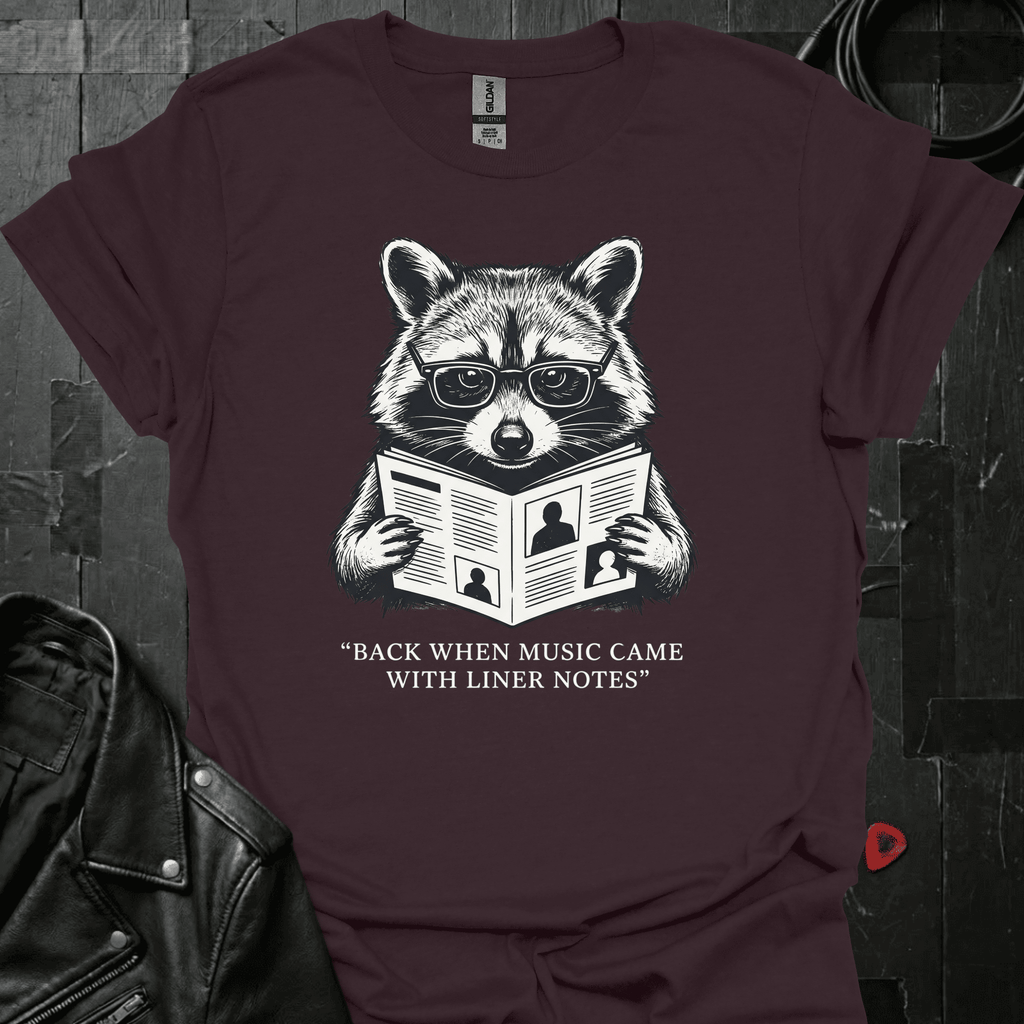 Reading Liner Notes T-Shirt - Dark Chocolate - T-Shirt