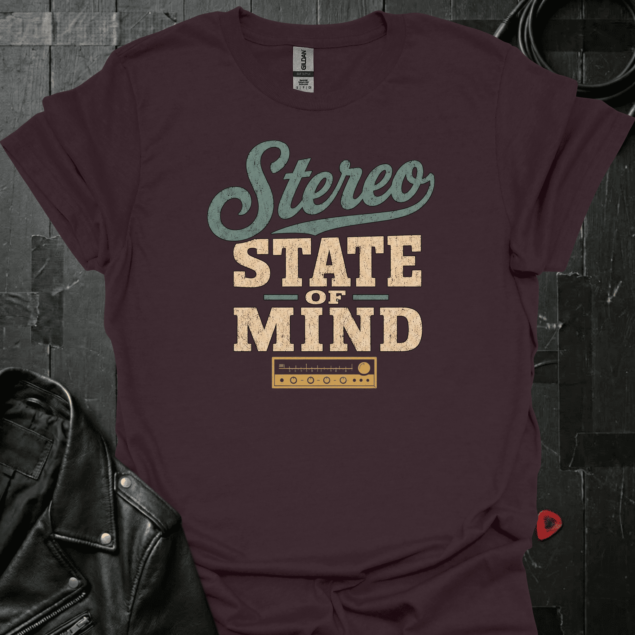 Stereo State Of Mind T-Shirt - Dark Chocolate - T-Shirt