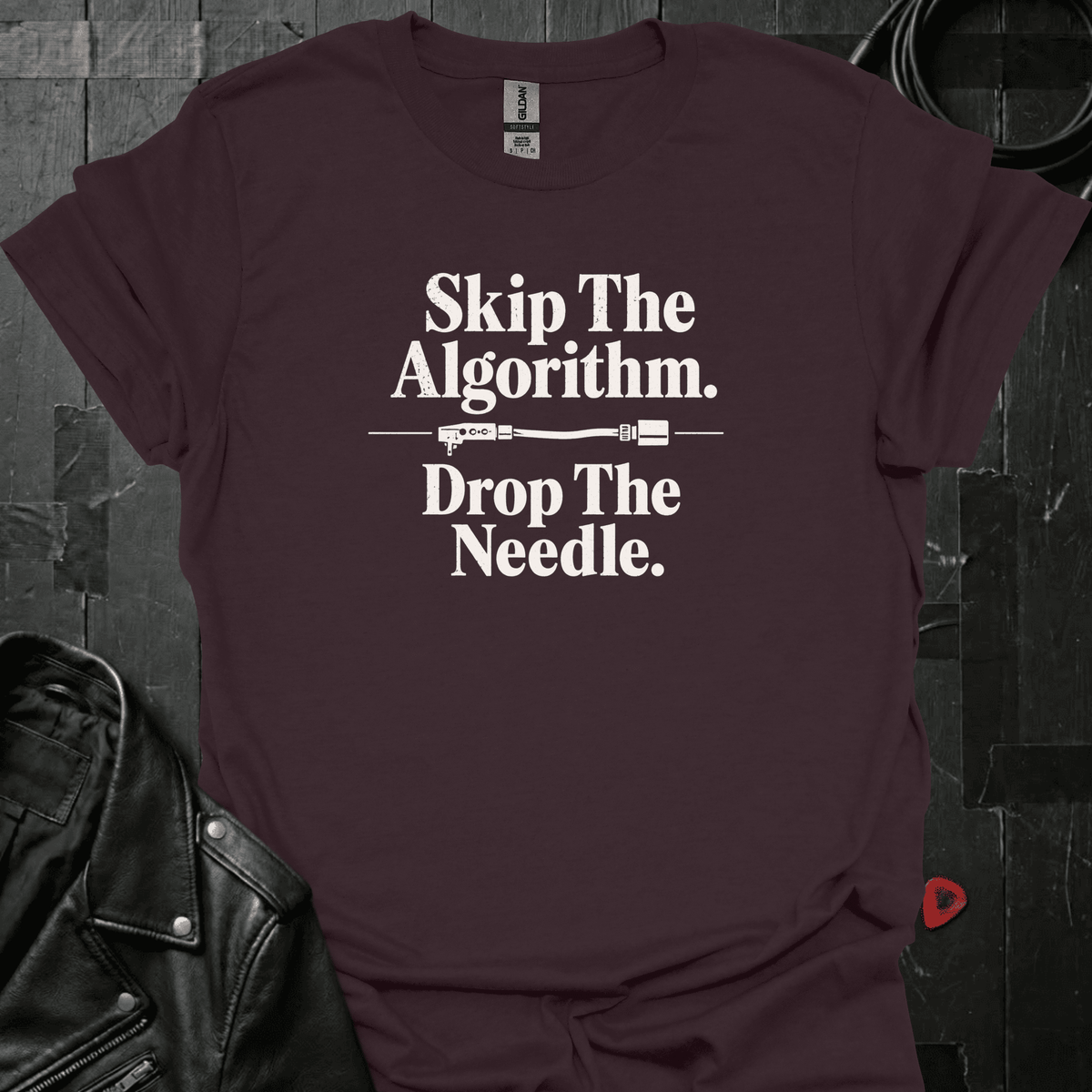 Skip The Algorithm T-Shirt - Dark Chocolate - T-Shirt