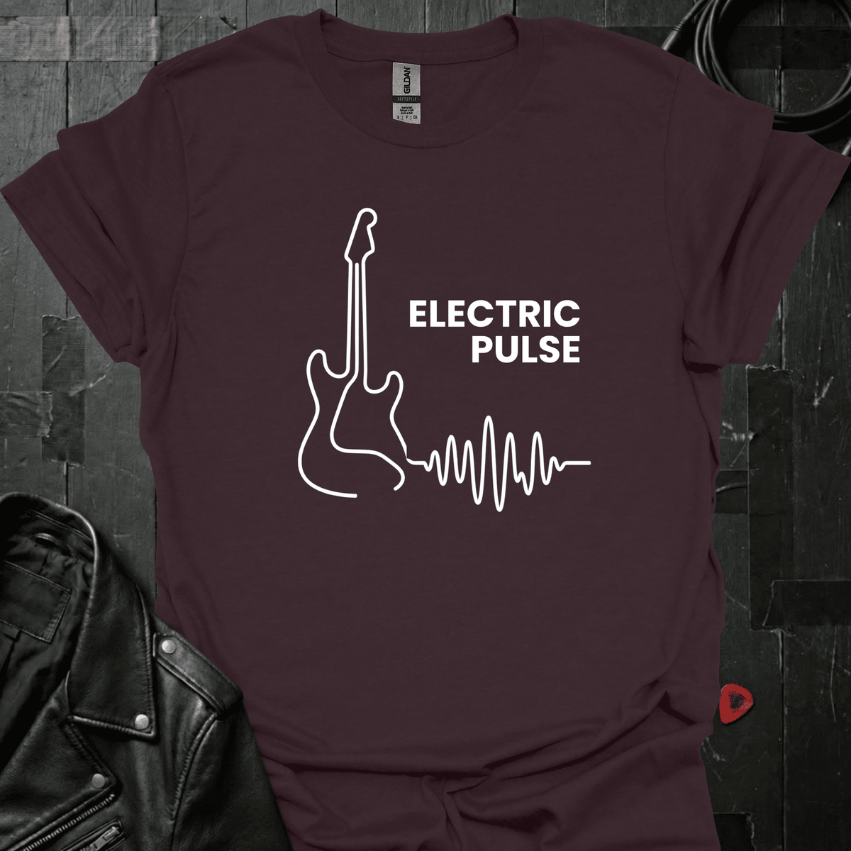 Electric Pulse T-Shirt - Dark Chocolate - T-Shirt