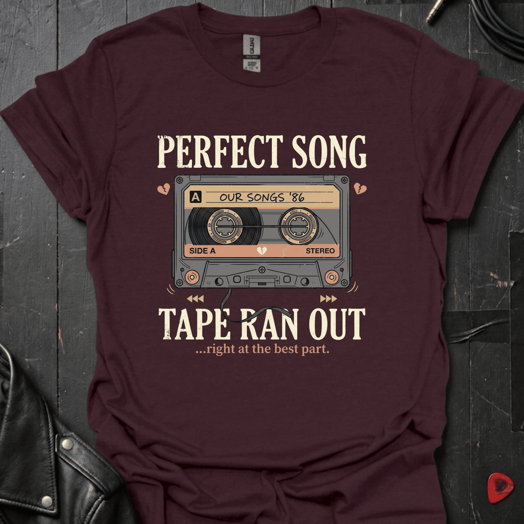 Tape Ran Out T-Shirt - Dark Chocolate - T-Shirt