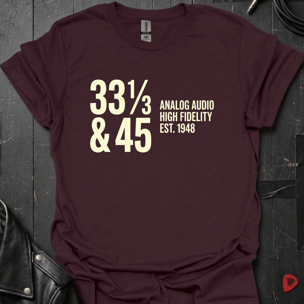 High Fidelity Audio T-Shirt - Dark Chocolate - T-Shirt