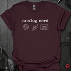 Analog Nerd T-Shirt - Dark Chocolate - T-Shirt