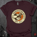 Vinyl Preservation Society T-Shirt - Dark Chocolate - T-Shirt