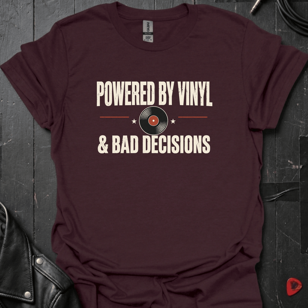 Powered By Vinyl T-Shirt