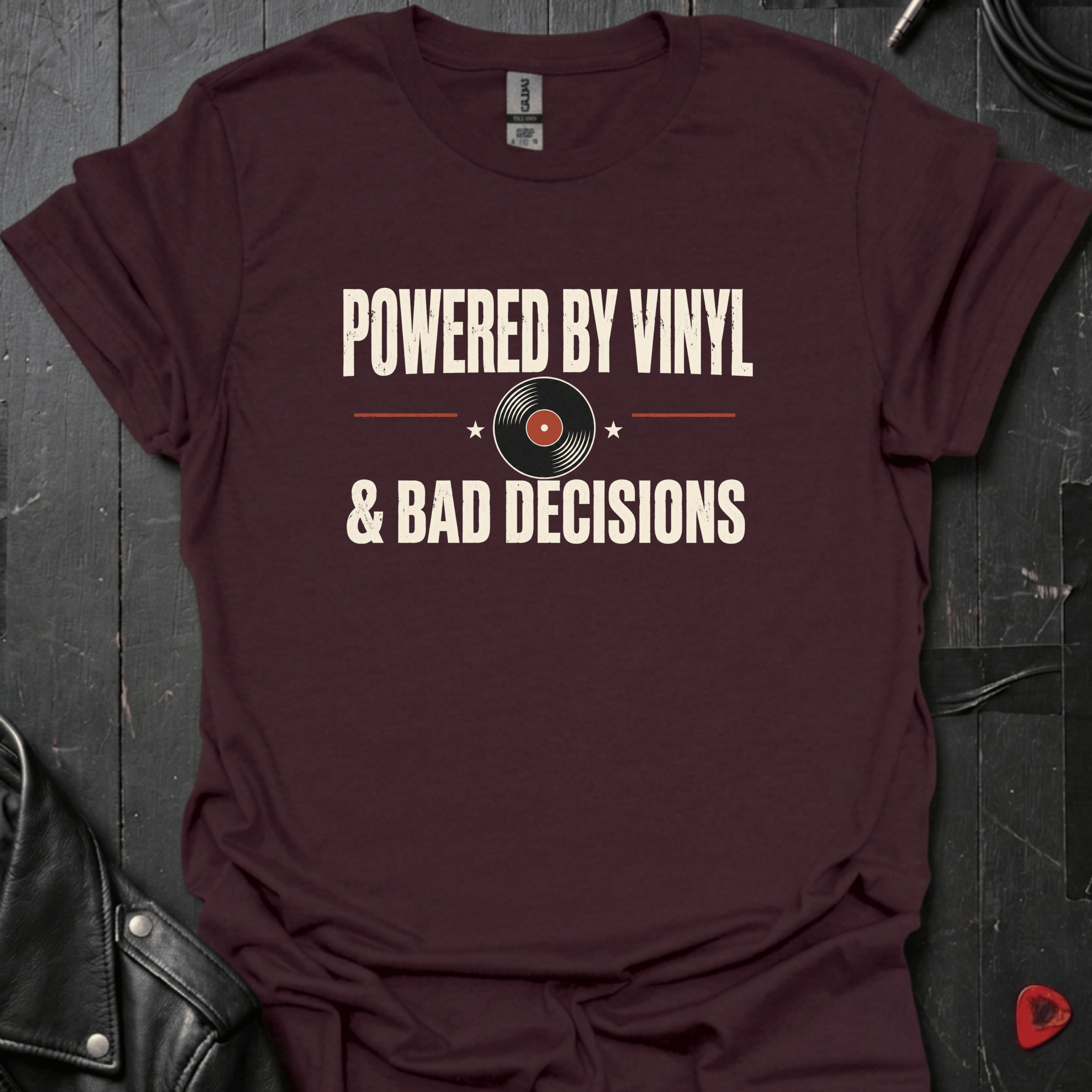 Powered By Vinyl T-Shirt