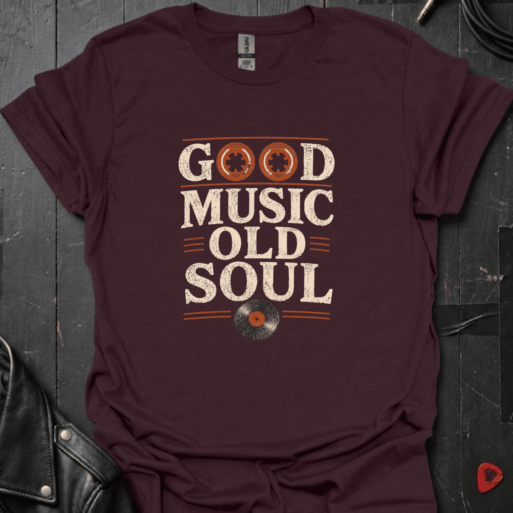 Good Music Old Soul T-Shirt - Dark Chocolate - T-Shirt